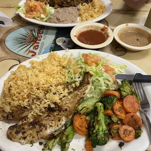 Grilled Fish Filet - Great healthy and light option for me. Definitely a winner