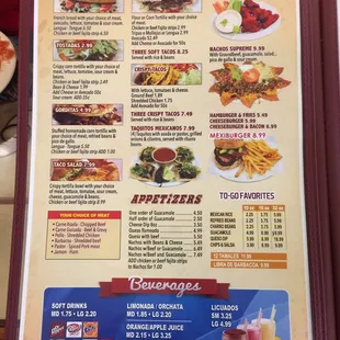 ramen and noodles, menu