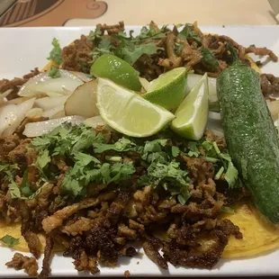 Taquitos Mexicanos with pastor