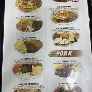 ramen and noodles, menu