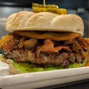 Spicy Black Bean Veggie Burger