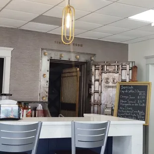 They converted the old vault into a tequila room