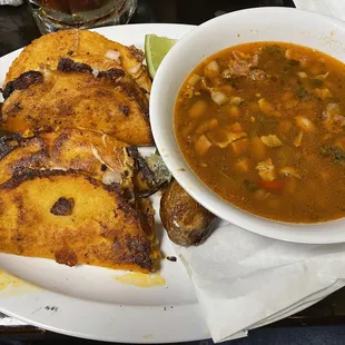 a plate of food