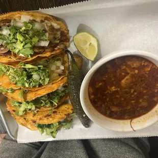Authentic Birria Tacos Order for 4