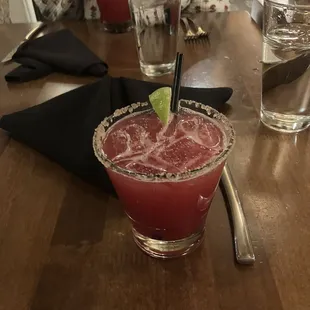 Prickly pear margarita