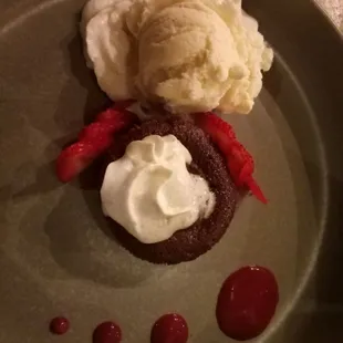 Chocolate lava cake ($12)