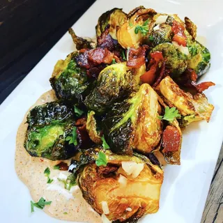 Crispy Brussels & Bacon