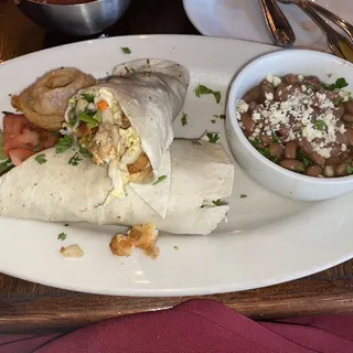 Crispy Southwestern Seafood Wrap