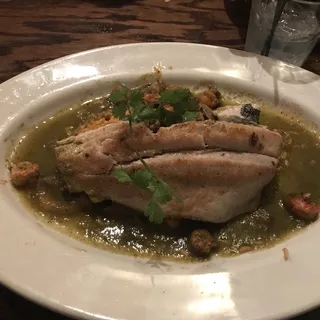 Stuffed Mountain Trout Tomatillo