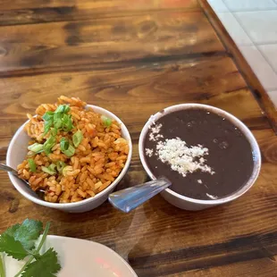 Rice and black beans