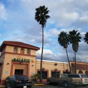 the outside of the building