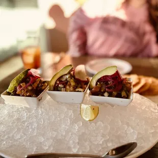 Ceviche Sampler