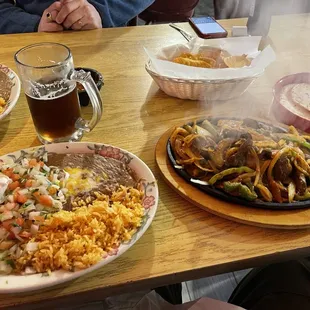 a table full of mexican food