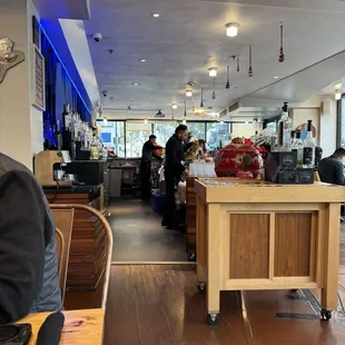 Bar area.
