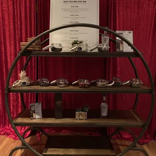 Build your own spice rim bar