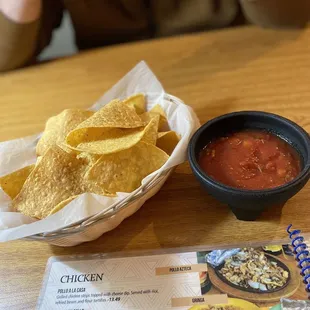 Free chips and salsa