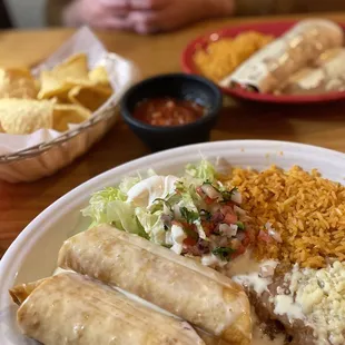 Chicken enchiladas