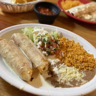 Chicken enchiladas