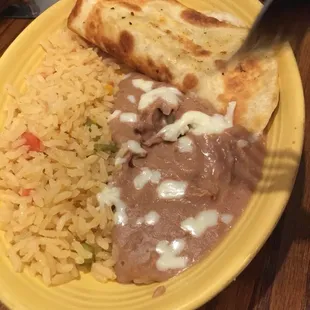 Great kids quesadilla meal
