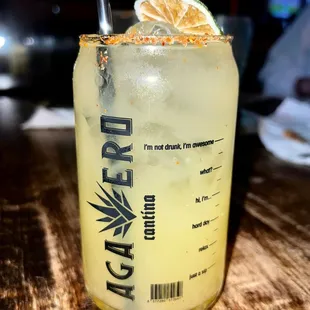 Spicy pineapple margarita