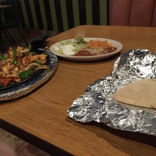 Chicken fajitas