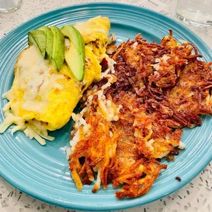 Bacon Avocado Omelet