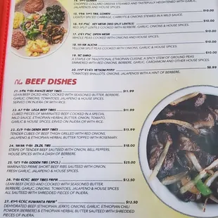 Menu, page 2 (June 2021).