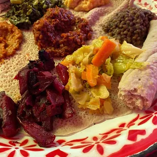 Vegetarian sampler