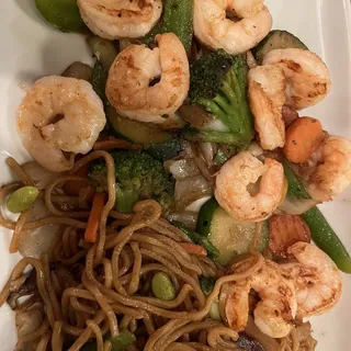 2. Eastern Shrimp with Teriyaki Noodles