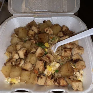 9. Pineapple Chicken Hibachi Fried Rice