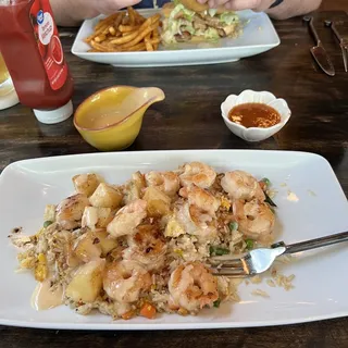 10. Pineapple Shrimp Hibachi Fried Rice