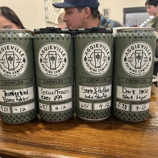 Some of their beers. Flight is a great way to sample several beers.