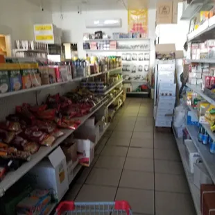 The interior of the store which is clean and organized