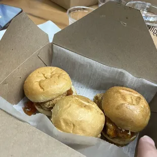 Chicken sliders