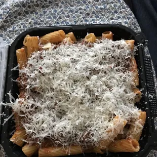 Rigatoni Bolognese (takeout)