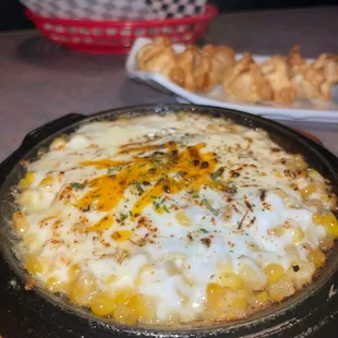 a plate of food on a table