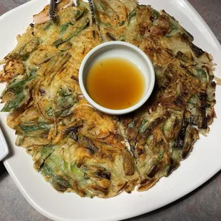 Seafood pancake