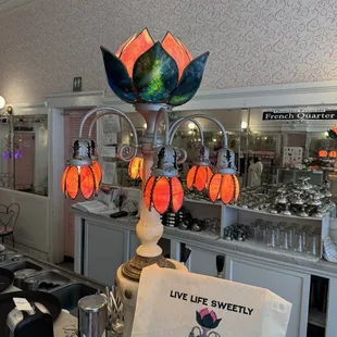 Tiffany style lamp