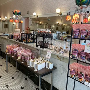 the interior of a store