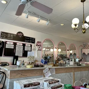 the inside of a store