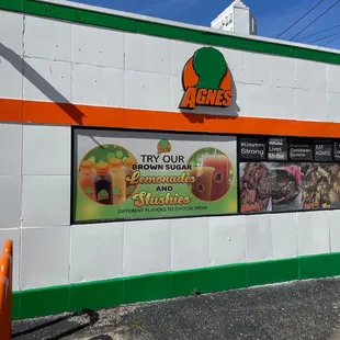 the exterior of the restaurant