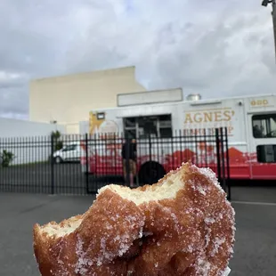 The best malasada! Eat one hot and fresh in the parking lot