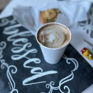 a cup of hot chocolate