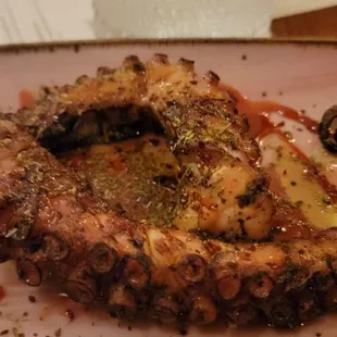 Grilled octopus was divine!