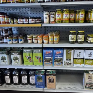 a variety of food items