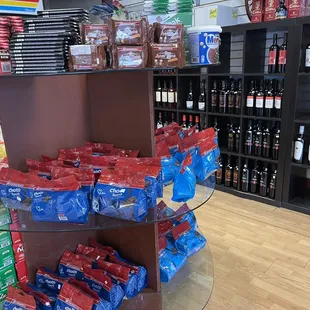 a variety of food items