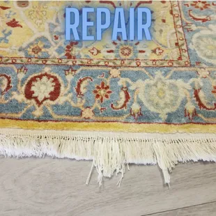 during repair process