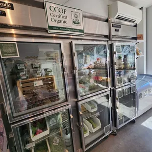 refrigerators with food inside