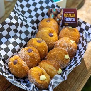 "Malagsaldas" or Malasadas - A local favorite. Light, fluffy and sweet Portugese-Hawaiian doughnut.