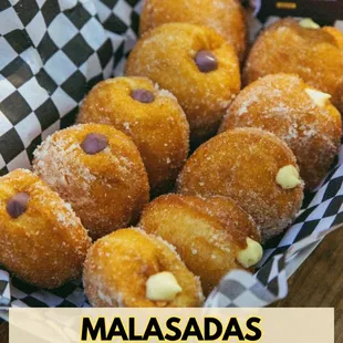 MALASADAS AVAILABLE ON SATURDAY ONLY DURING REGULAR HOURS. MAHALO!